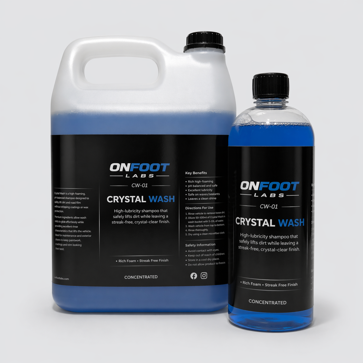 Crystal Wash - High Foam pH Wash