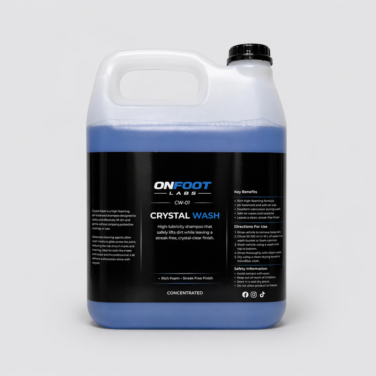Crystal Wash - High Foam pH Wash