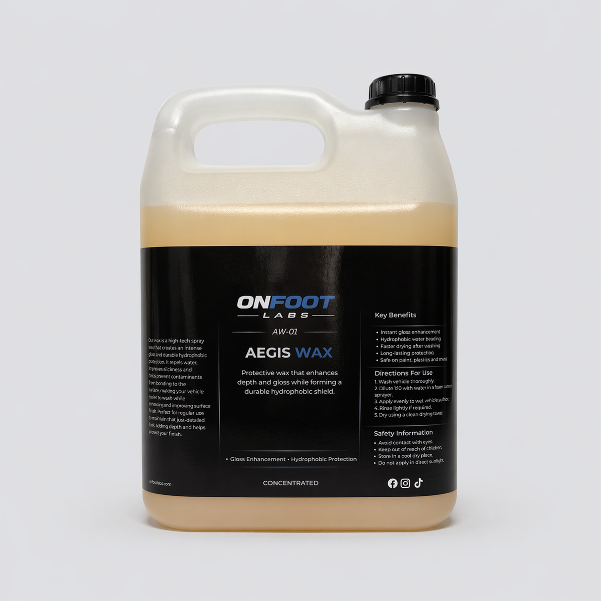 Aegis Wax - Spray on Wet Sealant