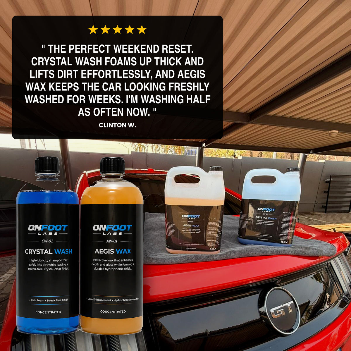 Wash & Wax Package